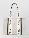 Chloé Chloè Woody Medium Canvas Tote