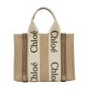 Chloé Woody Tote Bag In Gold