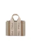 Chloé Woody Tote Bag In Neutrals