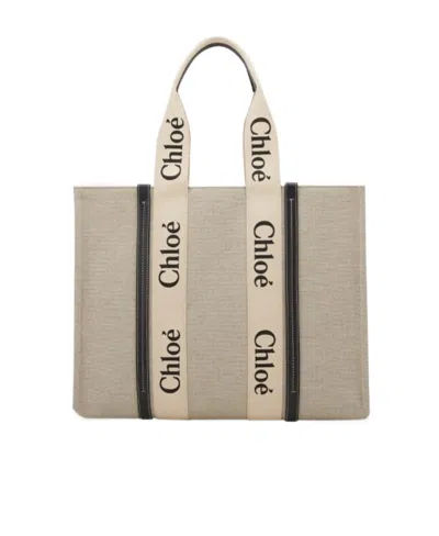 CHLOÉ WOODY TOTE BAG
