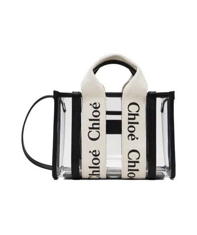 Chloé Woody Tote In White