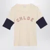 Chloé Wool And Cotton T-shirt With Logo