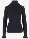 Chloé Wool And Cotton Turtleneck Pullover
