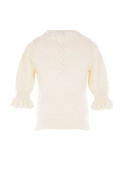 CHLOÉ CHLOÉ WOOL AND SILK BLEND SWEATER