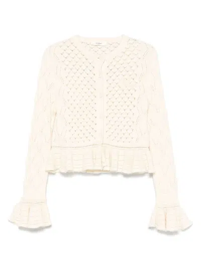 CHLOÉ CHLOÉ WOOL AND SILK CARDIGAN