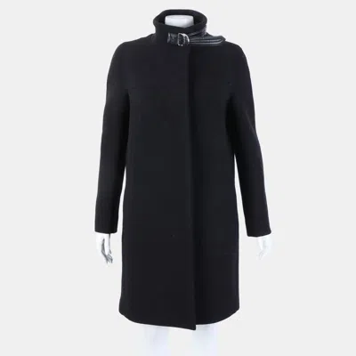 Pre-owned Chloé Wool Black Coat 36