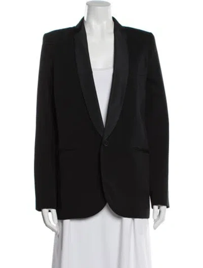 Pre-owned Chloé Wool Blazer In Black