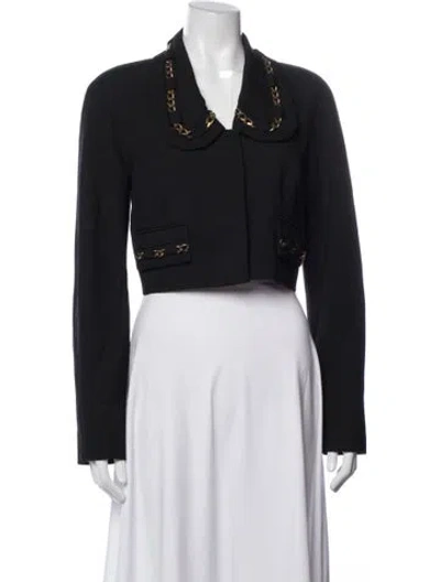 Pre-owned Chloé Wool Blazer In Black