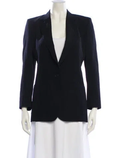 Pre-owned Chloé Wool Blazer In Blue