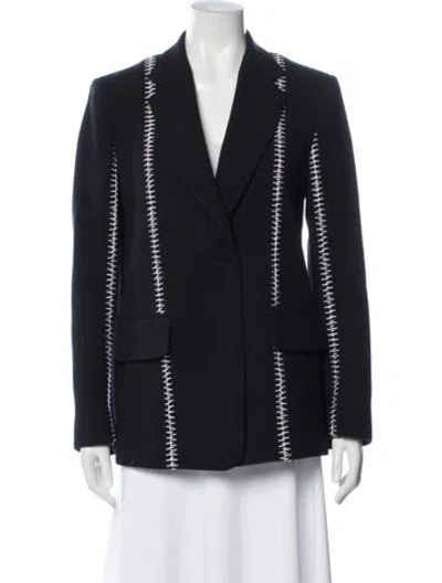 Pre-owned Chloé Wool Blazer In Blue