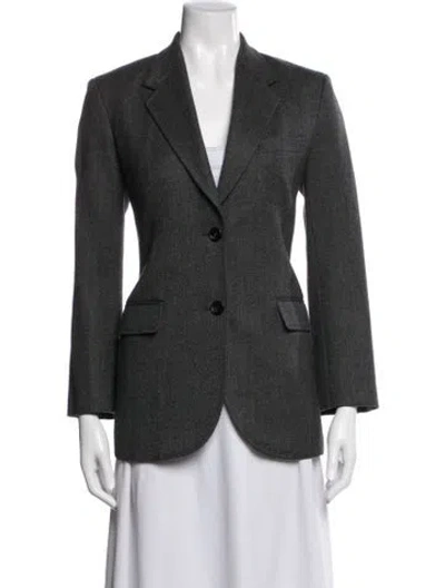 Pre-owned Chloé Wool Blazer In Gray