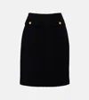 Chloé Wool Midi Skirt In Black