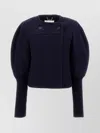 Chloé Structured Coat With Unique Puffed Sleeves