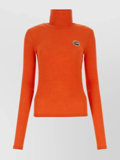 CHLOÉ WOOL BLEND TURTLENECK WITH LONG SLEEVES