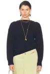 Chloé Wool Cashmere Pullover Sweater In Black