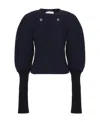 Chloé Wool Casual Coat In Black