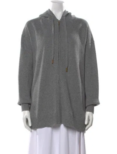 Pre-owned Chloé Wool Crew Neck Sweater In Gray