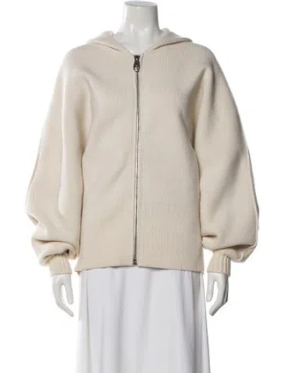 Pre-owned Chloé Wool Crew Neck Sweater In Neutral