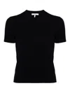 Chloé Wool Crewneck Jumper With Chest Pocket In Azul