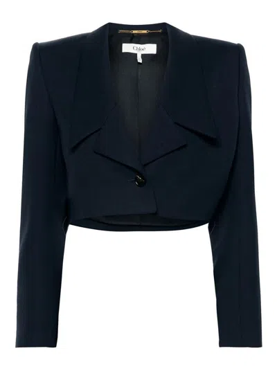 CHLOÉ CHAQUETA CASUAL - AZUL