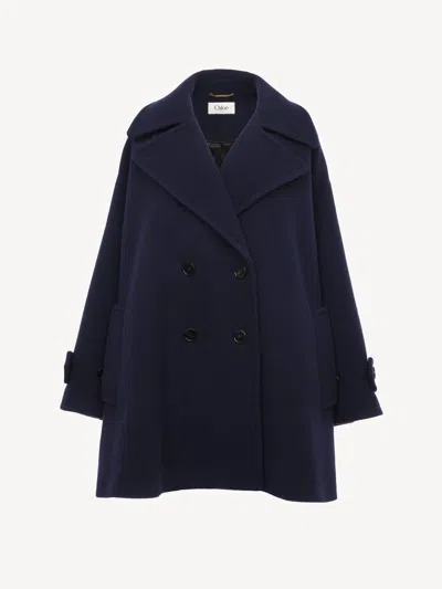 Chloé Wool Double-breasted Coat