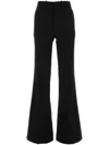 Chloé Flared Patchwork Jeans In Black