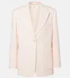 Chloé Giacca In Lana Rosa Pastello Donna In Pink