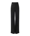 Chloé Chloe Straight-leg Wool Trousers In Black