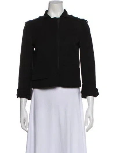 Pre-owned Chloé Wool Jacket In Black