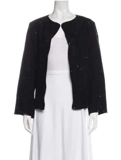 Pre-owned Chloé Wool Jacket In Black