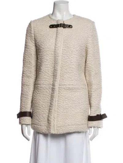 Pre-owned Chloé Wool Jacket In Neutrals