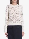 Chloé Virgin-wool Sweater In White