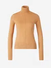 Chloé Logo-embroidered Wool Jumper In Brown