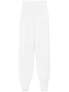 Chloé Wool Knitted Trousers In White