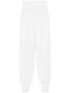 Chloé Wool Knitted Trousers In White