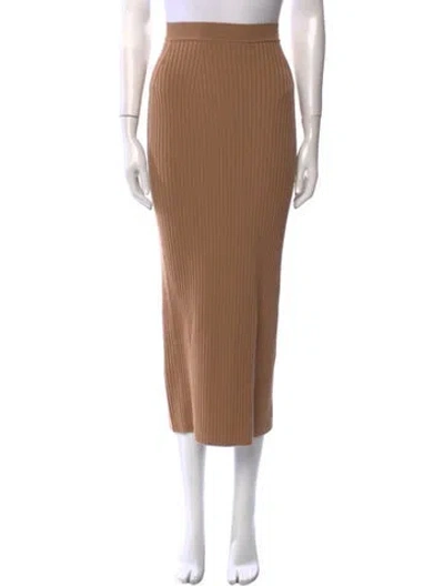 Pre-owned Chloé Wool Midi Length Skirt In Neutral