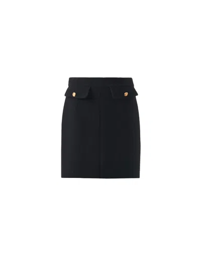 CHLOÉ CHLOÉ WOOL MIDI SKIRT