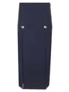 Chloé Wool Midi Skirt Skirts Blue