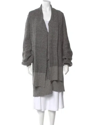 Pre-owned Chloé Wool Mini Dress In Gray