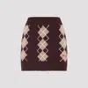 Chloé Mini Skirt In Brown