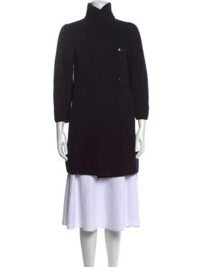 Pre-owned Chloé Wool Mock Neck Sweater In Black