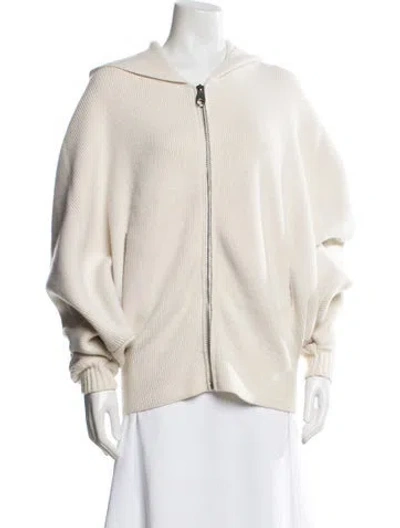 Pre-owned Chloé Wool Mock Neck Sweater In Neutral