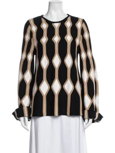 Pre-owned Chloé Wool Patterned Sweater In Multi
