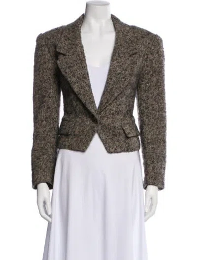 Pre-owned Chloé Wool Printed Blazer In Multi