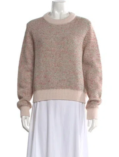 Pre-owned Chloé Wool Printed Sweater In Pink