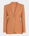 Chloé Wool Single-breasted Blazer In 249 Tannis