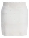 Chloé Wool Skirt In White