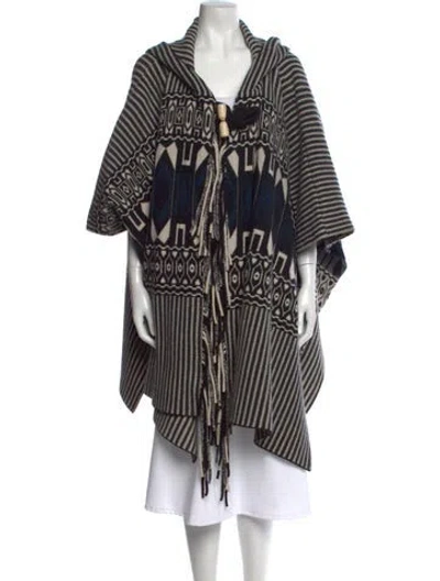 Pre-owned Chloé Wool Striped Sweater In Black