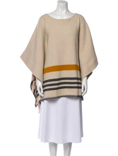 Pre-owned Chloé Wool Striped Sweater In Neutral