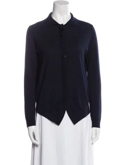 Pre-owned Chloé Wool Sweater In Blue